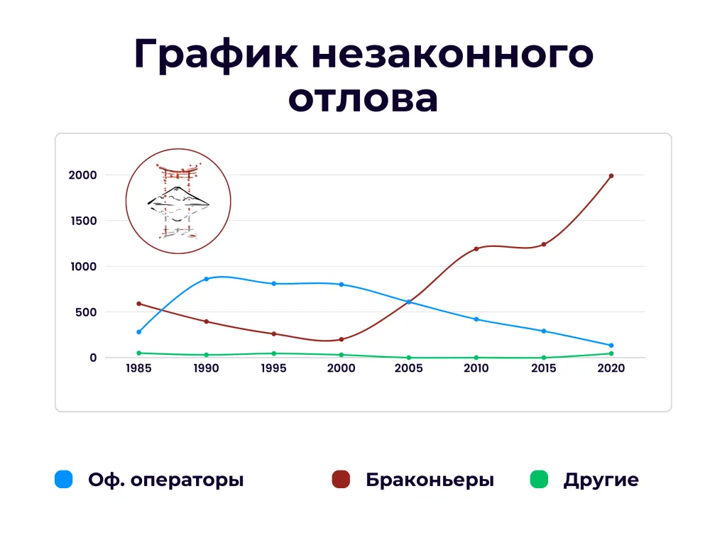 ЯПОНИЯ БОРЕТСЯ С БЕЗУДЕРЖНЫМ БРАКОНЬЕРСТВОМ НА МОРЕ