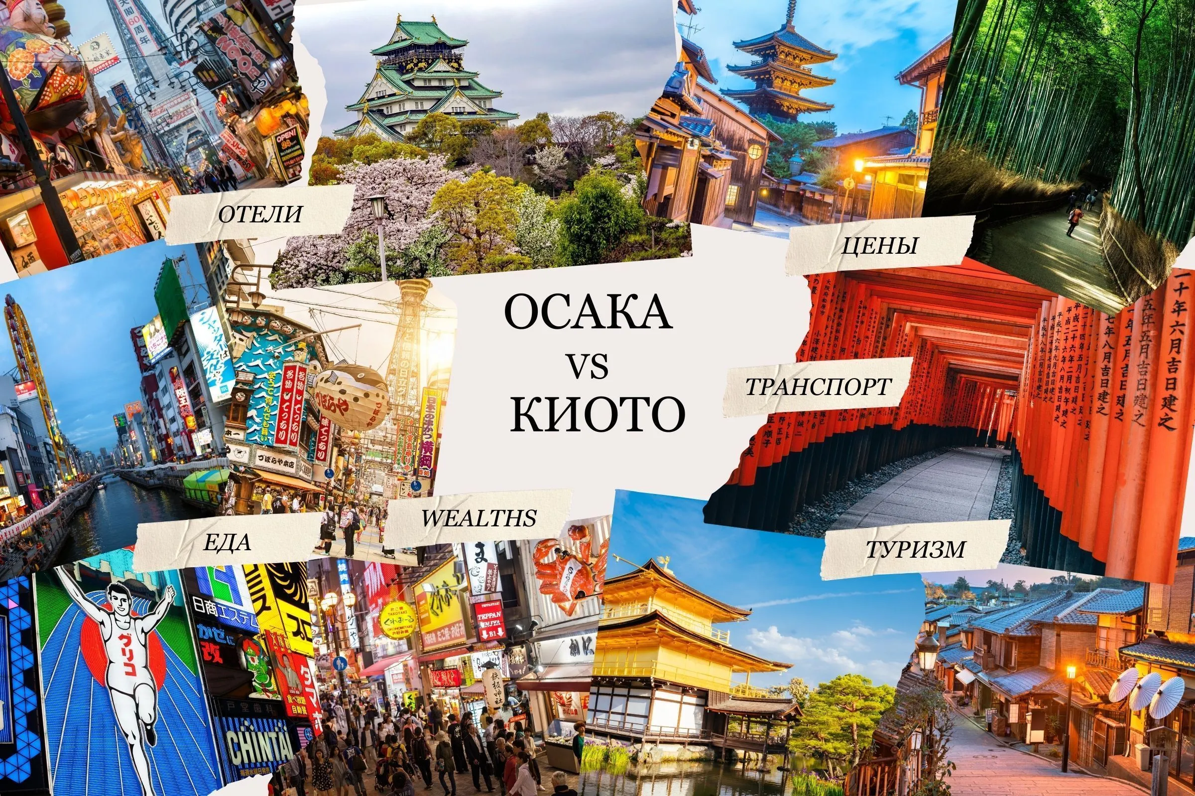 КИОТО VS ОСАКА – ГДЕ ОСТАНОВИТЬСЯ?